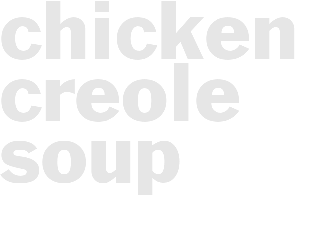 Chicken Creole Soup