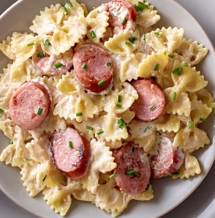 Smoked Sausage Cajun Alfredo