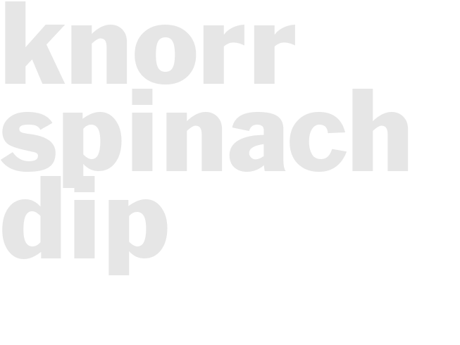 Knorr Spinach Dip
