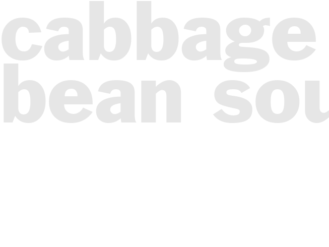 Cabbage Bean Soup