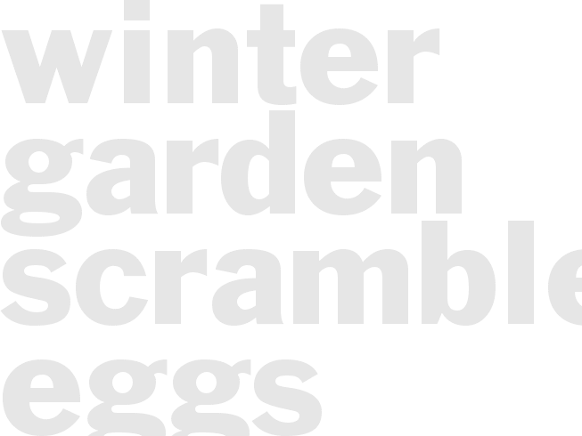 Winter Garden Scrambled Eggs