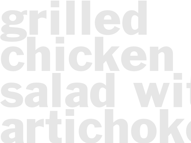 Grilled Chicken Salad With Artichokes