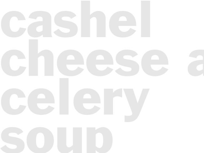 Cashel Cheese And Celery Soup