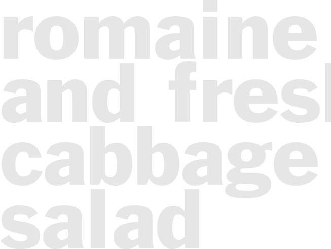 Romaine And Fresh Cabbage Salad