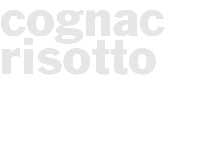 Cognac Risotto
