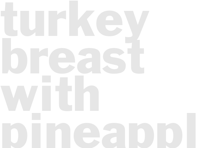 Turkey Breast With Pineapple-Orange Sauce
