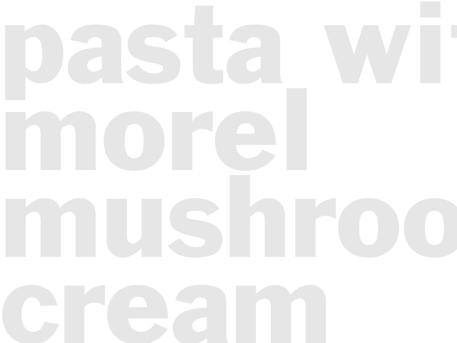 Pasta With Morel Mushroom Cream Sauce