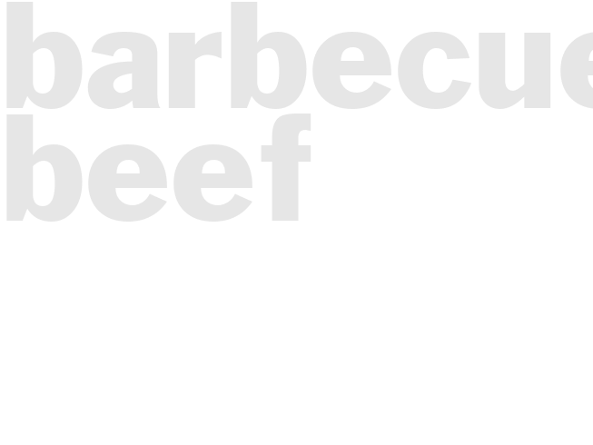 Barbecue Beef