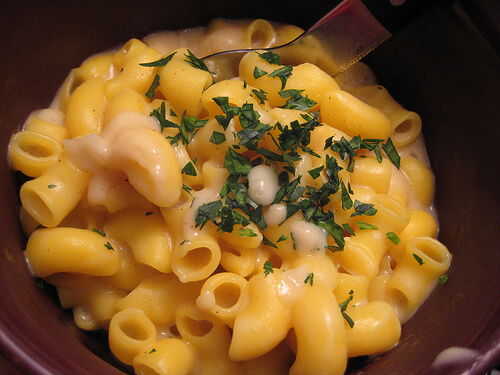 Vegan milk-stewed macaroni