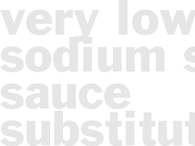 Very Low Sodium Soy Sauce Substitute