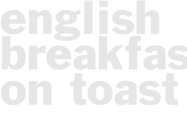 English Breakfast on Toast