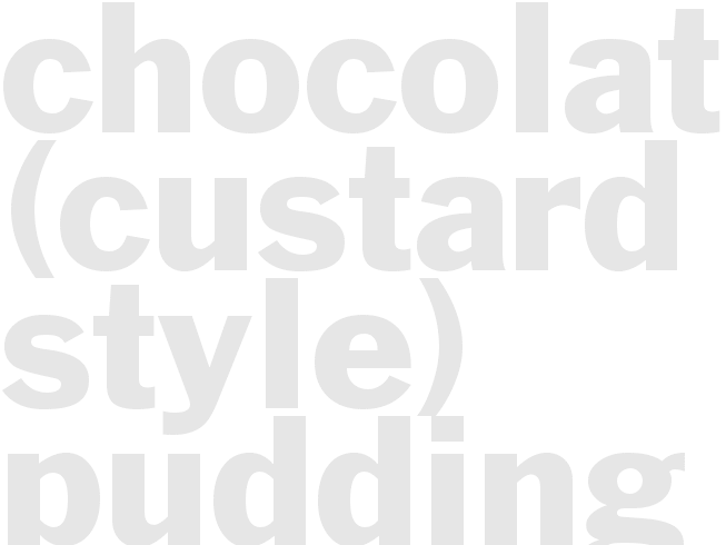 Chocolate (Custard Style) Pudding or Pie Filling