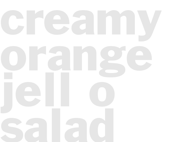 Creamy Orange Jell-O Salad