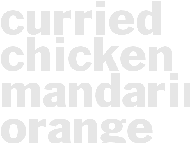 Curried Chicken Mandarin Orange Salad