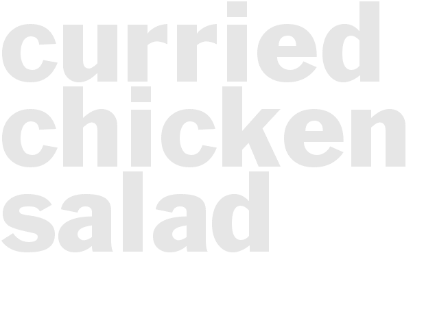 Curried Chicken Salad