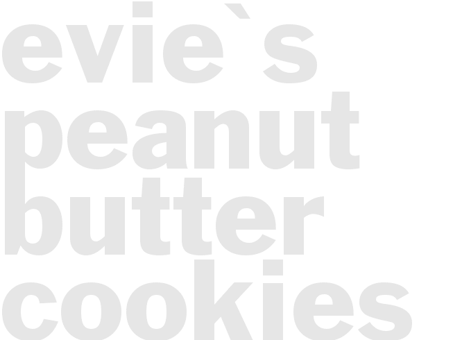 Evie's Peanut Butter Cookies