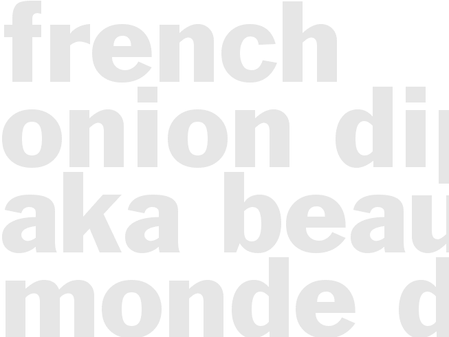 French Onion Dip, aka Beau Monde Dip