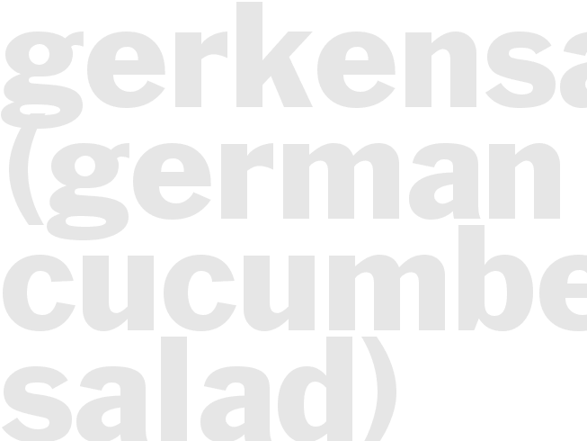 Gerkensalat (German Cucumber Salad)