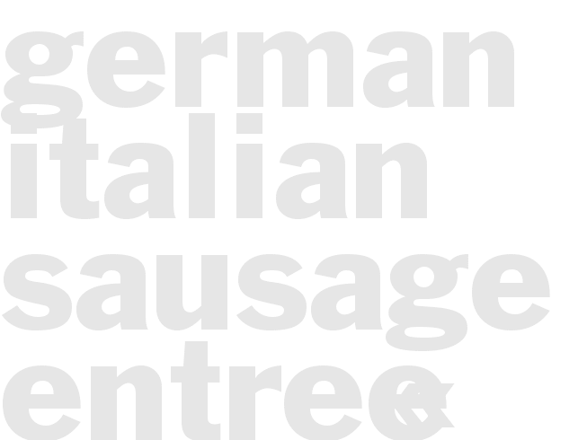 German Italian-Sausage Entreé