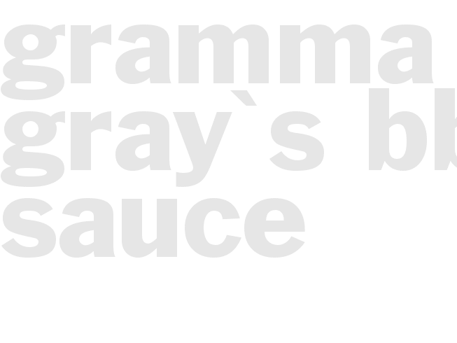 Gramma Gray's BBQ Sauce