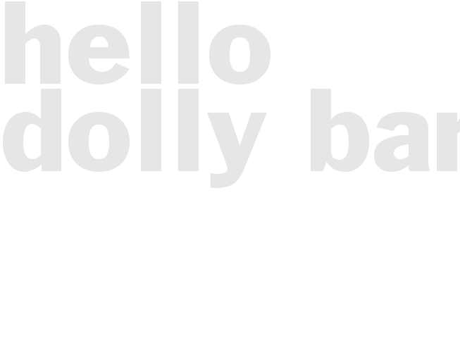 Hello Dolly Bars