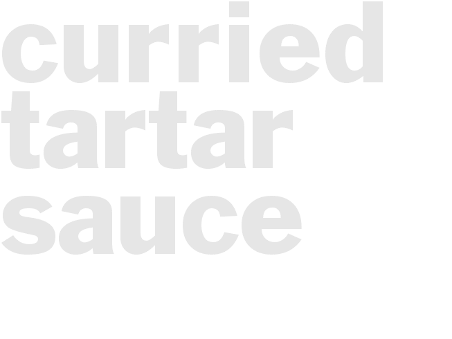 Curried Tartar Sauce