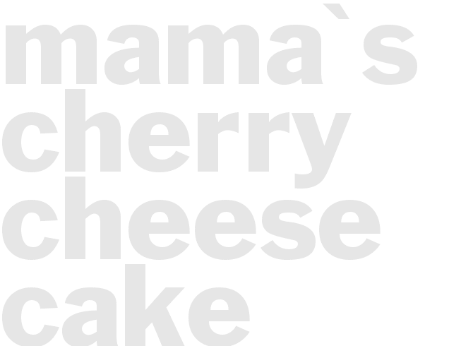 Mama's Cherry Cheese Cake