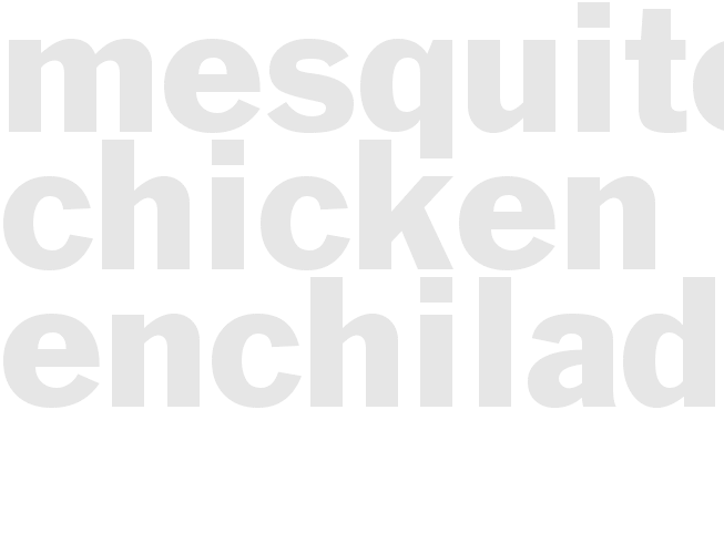 Mesquite Chicken Enchiladas