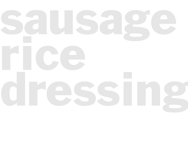 Sausage & Rice Dressing