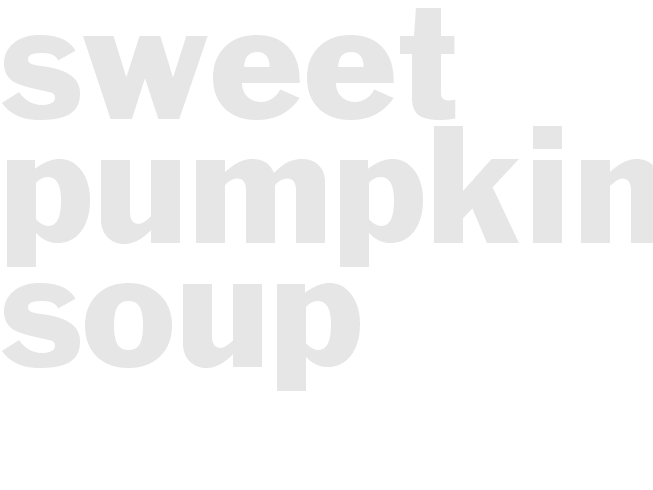 Sweet Pumpkin Soup