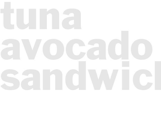 Tuna-Avocado Sandwiches