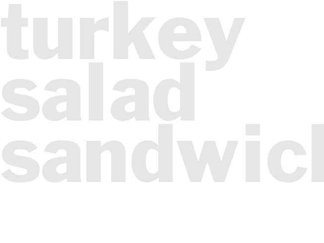 Turkey Salad Sandwiches