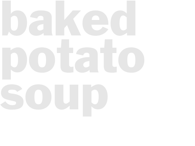 Baked Potato Soup