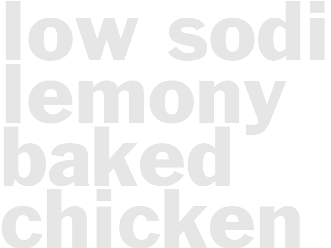 Low-Sodium Lemony Baked Chicken Breast