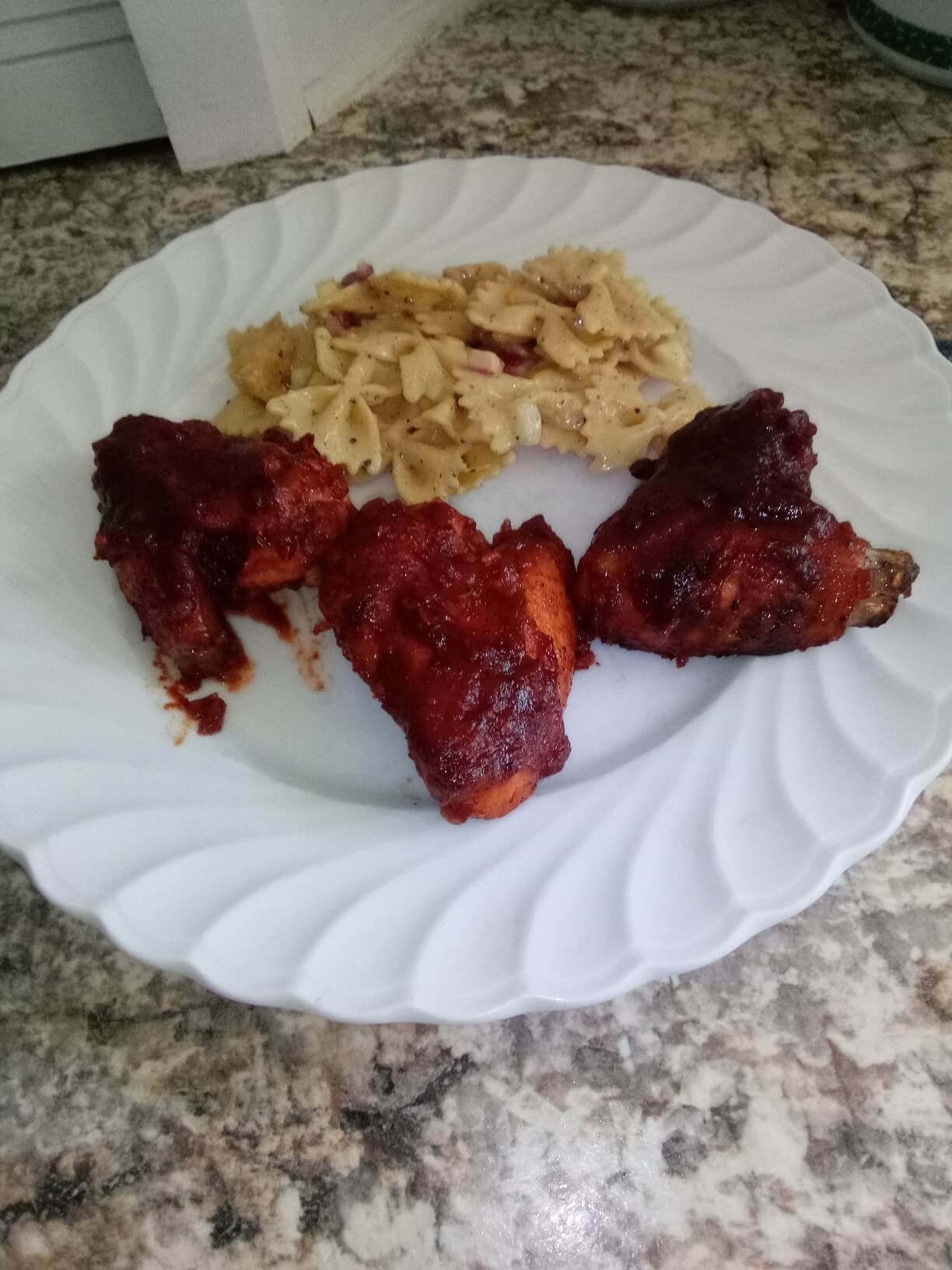 Sticky Cherry Soda BBQ Chicken Wings