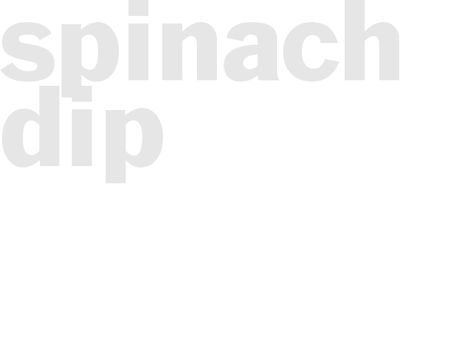 Spinach dip
