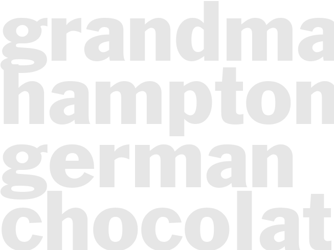Grandma Hamptons German Chocolate Pie