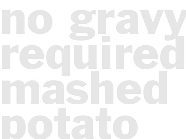 No Gravy Required Mashed Potato 