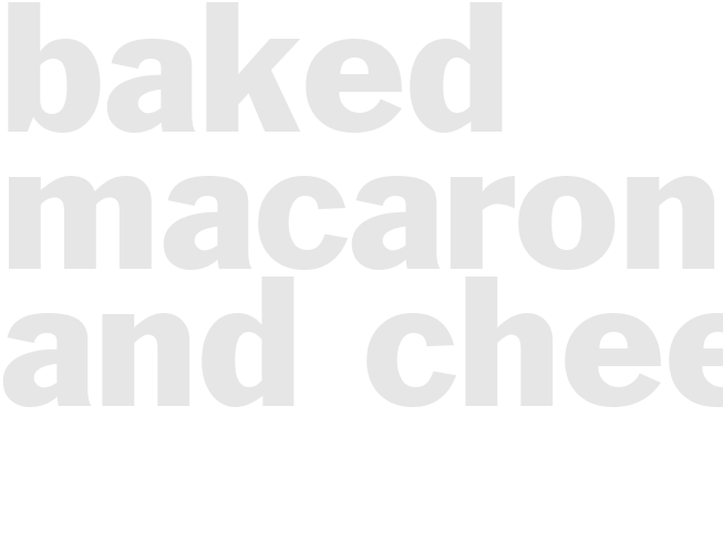 Baked Macaroni and Cheese