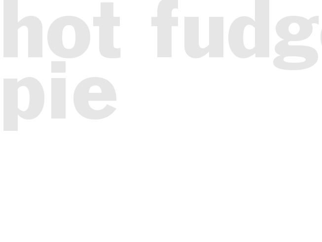 Hot Fudge Pie