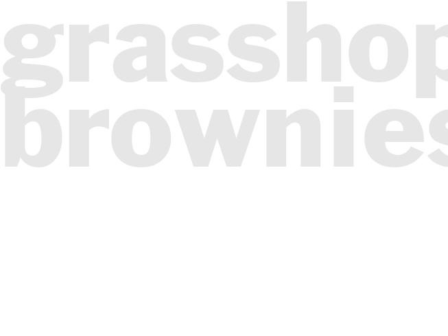 Grasshopper Brownies