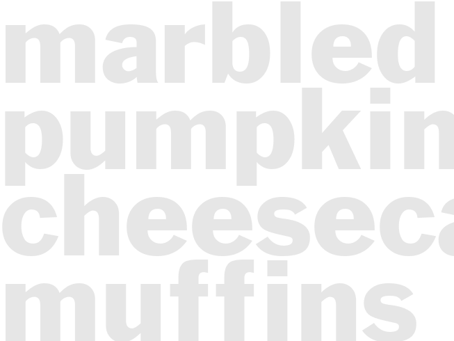MARBLED PUMPKIN CHEESECAKE MUFFINS