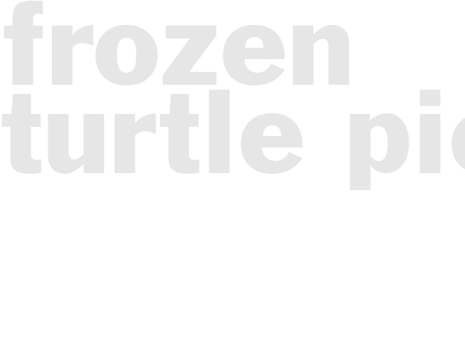 Frozen Turtle Pie