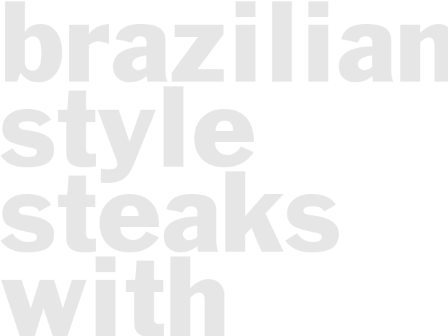 BRAZILIAN-STYLE STEAKS WITH COUNTRY SAUCE