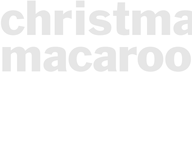 CHRISTMAS MACAROONS