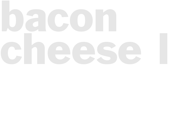 BACON CHEESE LOG