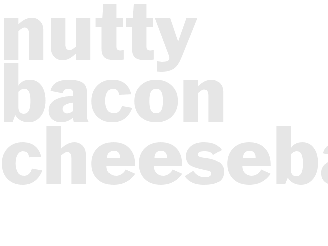 NUTTY BACON CHEESEBALL 