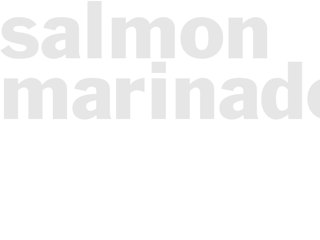 SALMON MARINADE