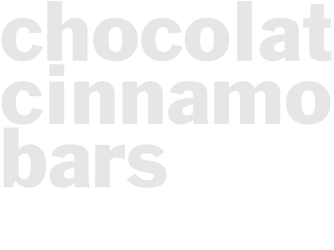 CHOCOLATE CINNAMON BARS