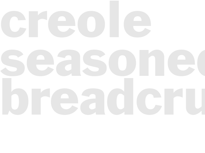 CREOLE SEASONED BREADCRUMBS